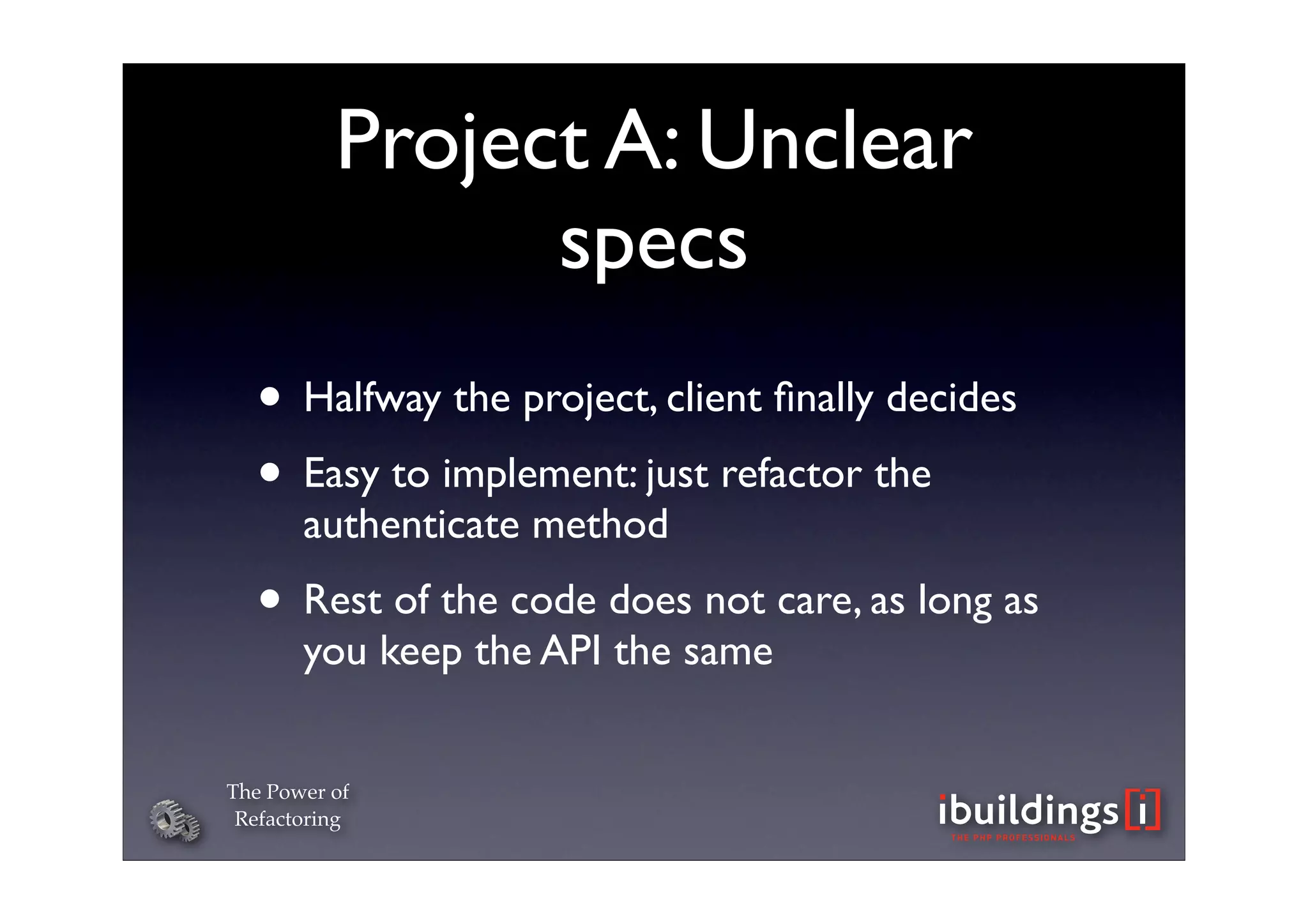 The Power of Refactoring