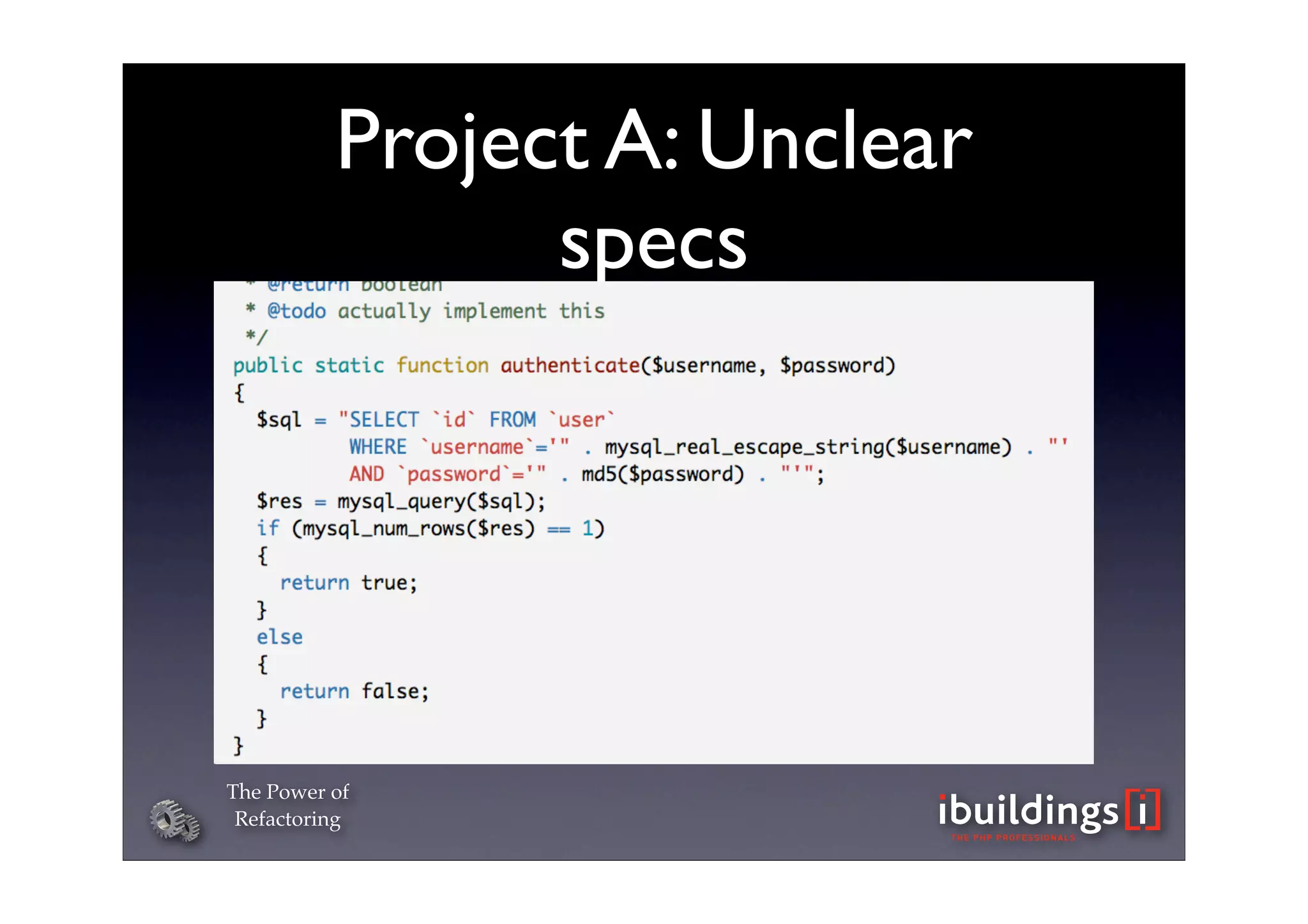 The Power of Refactoring