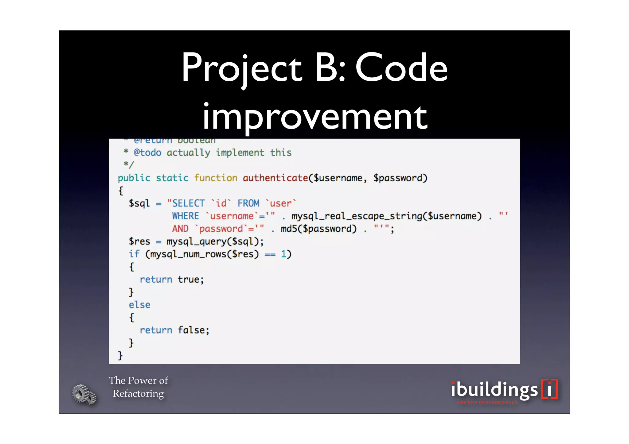 The Power of Refactoring