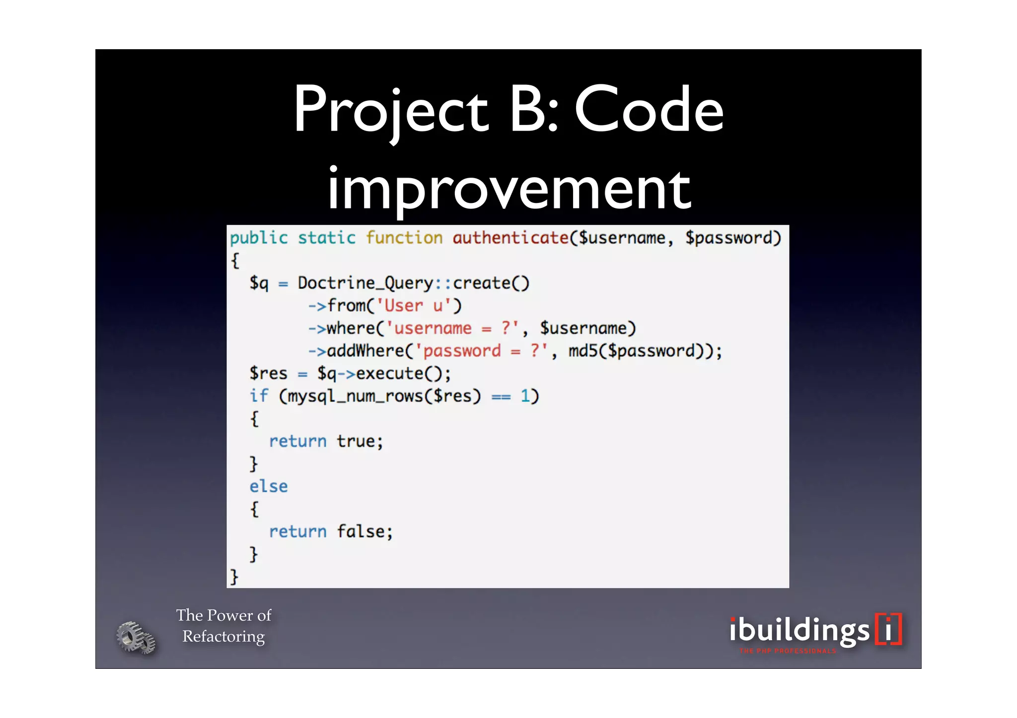 The Power of Refactoring
