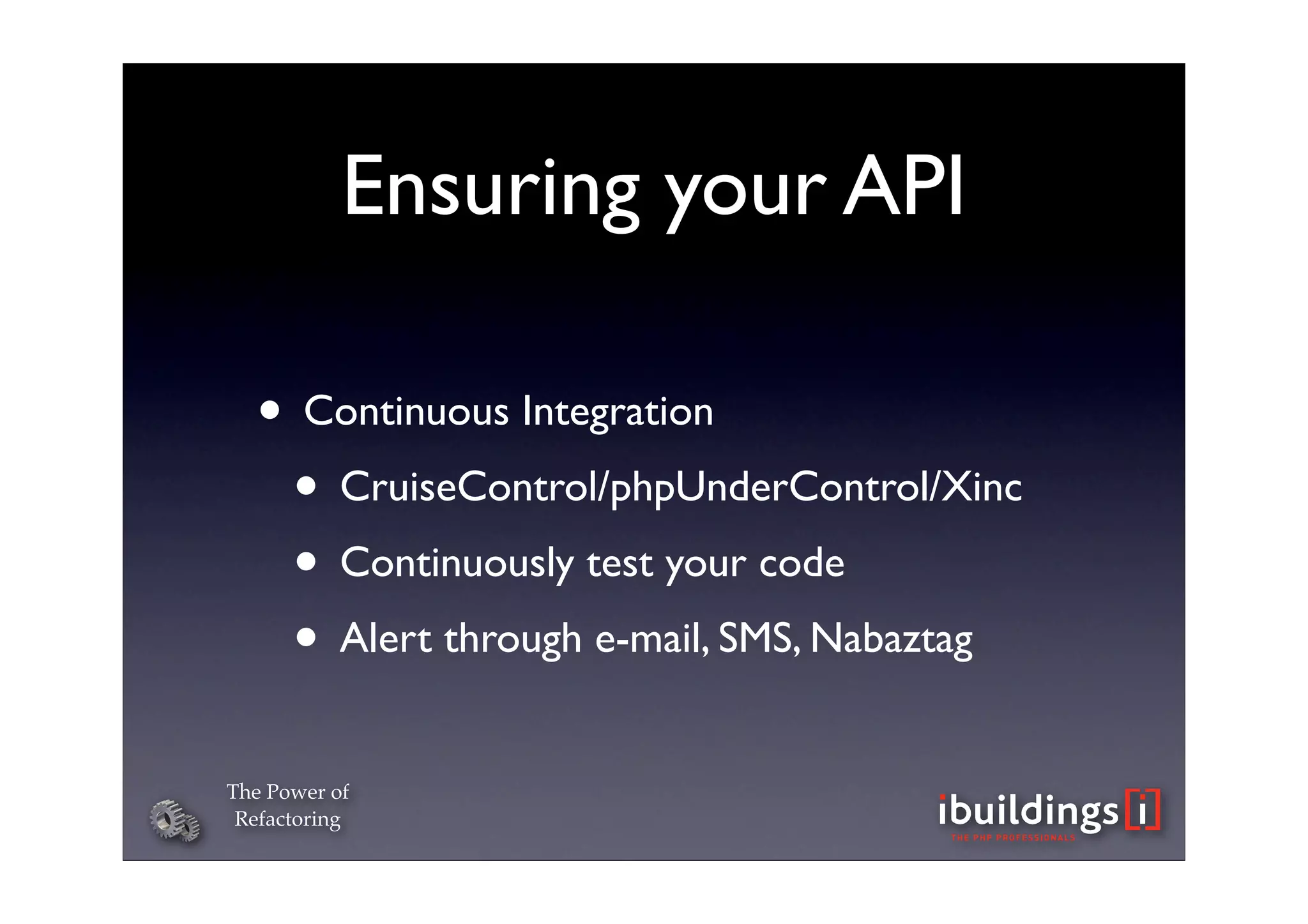 The Power of Refactoring