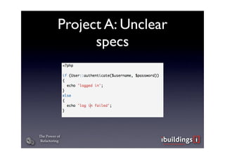 The Power of Refactoring