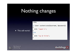 The Power of Refactoring