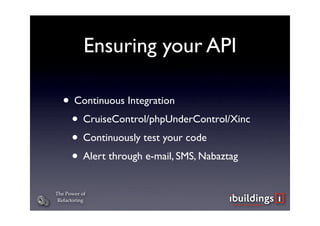 The Power of Refactoring