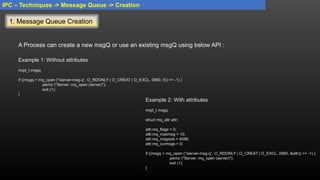 Linux Inter Process Communication | PPTX