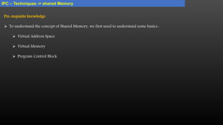 Linux Inter Process Communication | PPTX