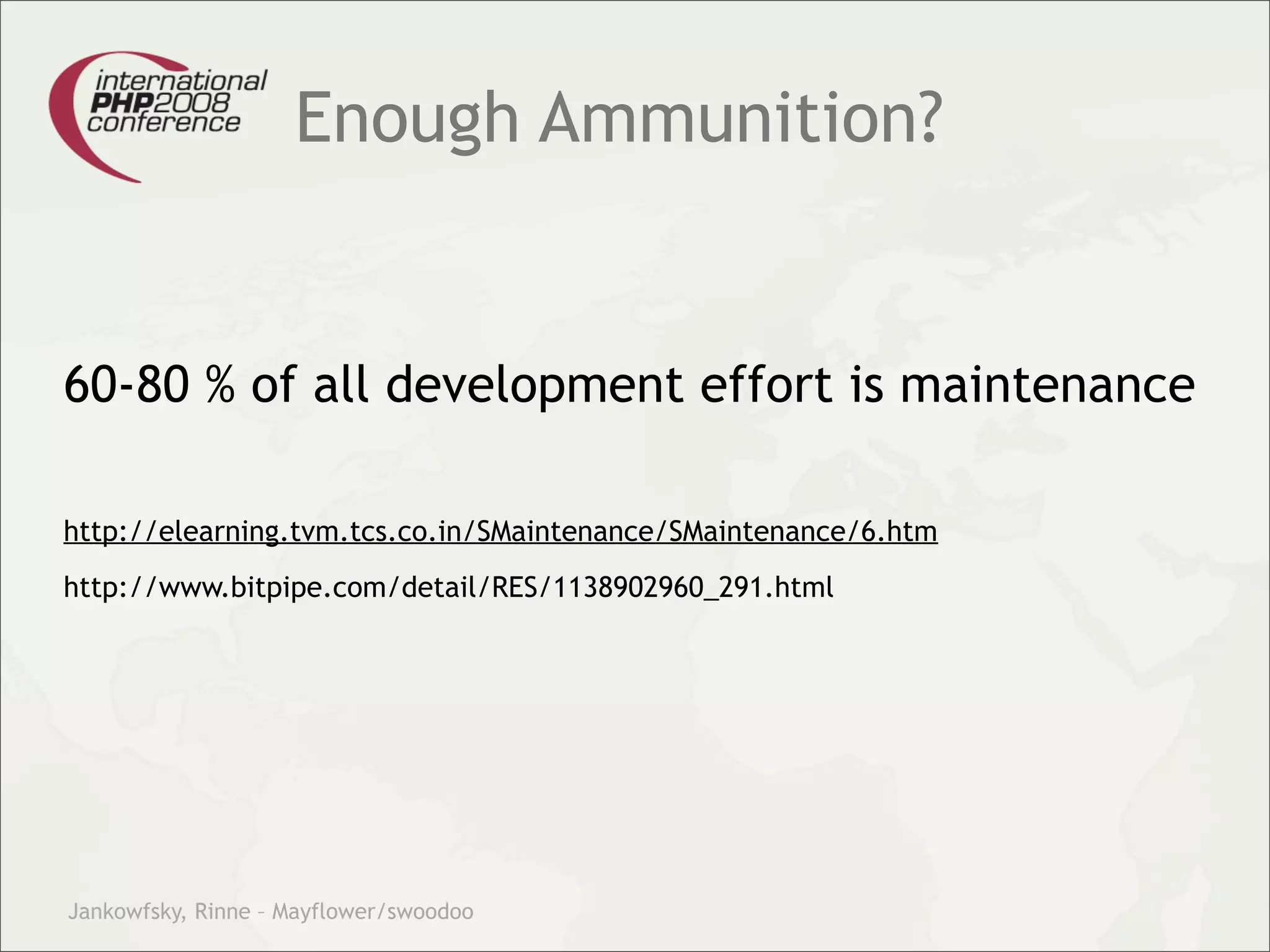 Theory and practice – migrating your legacy code into our modern test driven development world.