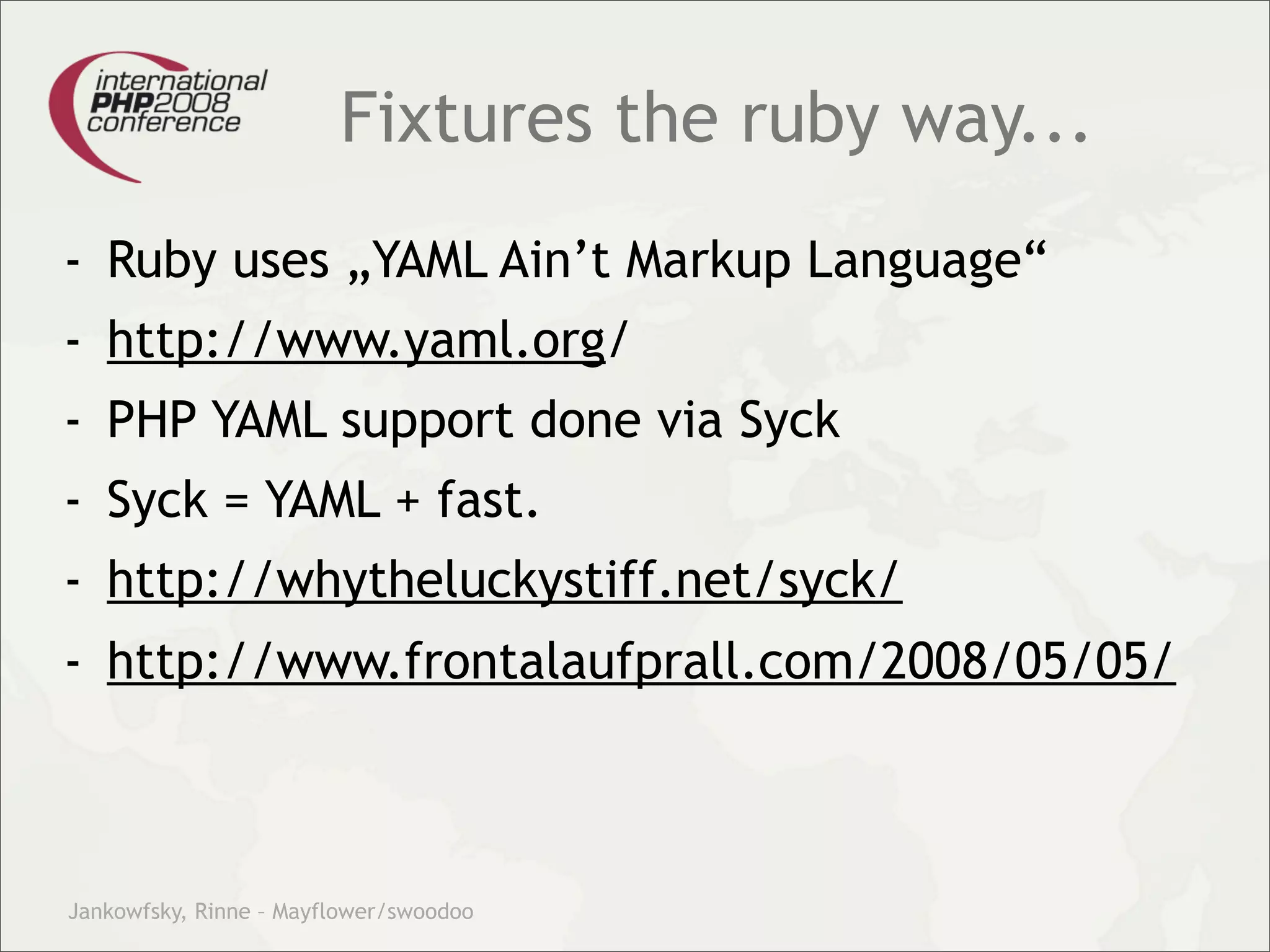 Theory and practice – migrating your legacy code into our modern test driven development world.