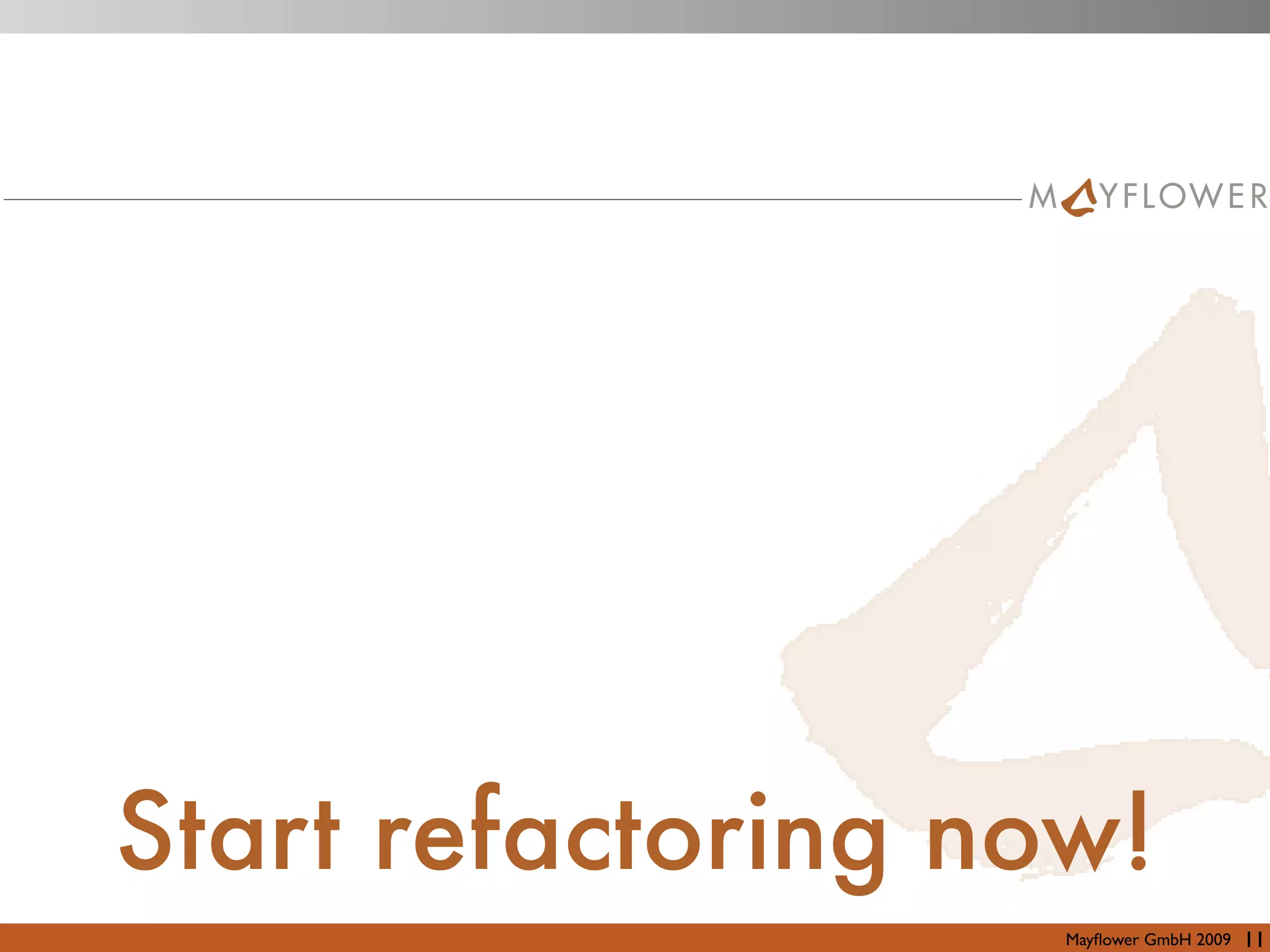 Professional Refactoring