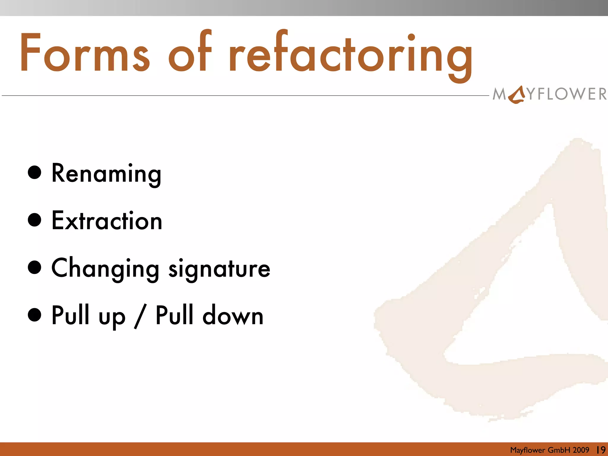 Professional Refactoring