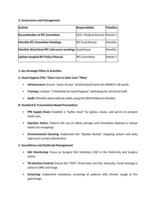 Comprehensive 2026 Infection Prevention and Control Plan for Gdinas ...