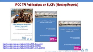 Slcf IPCC TFI work on Methodology Report on Short-lived Climate Forcers ...