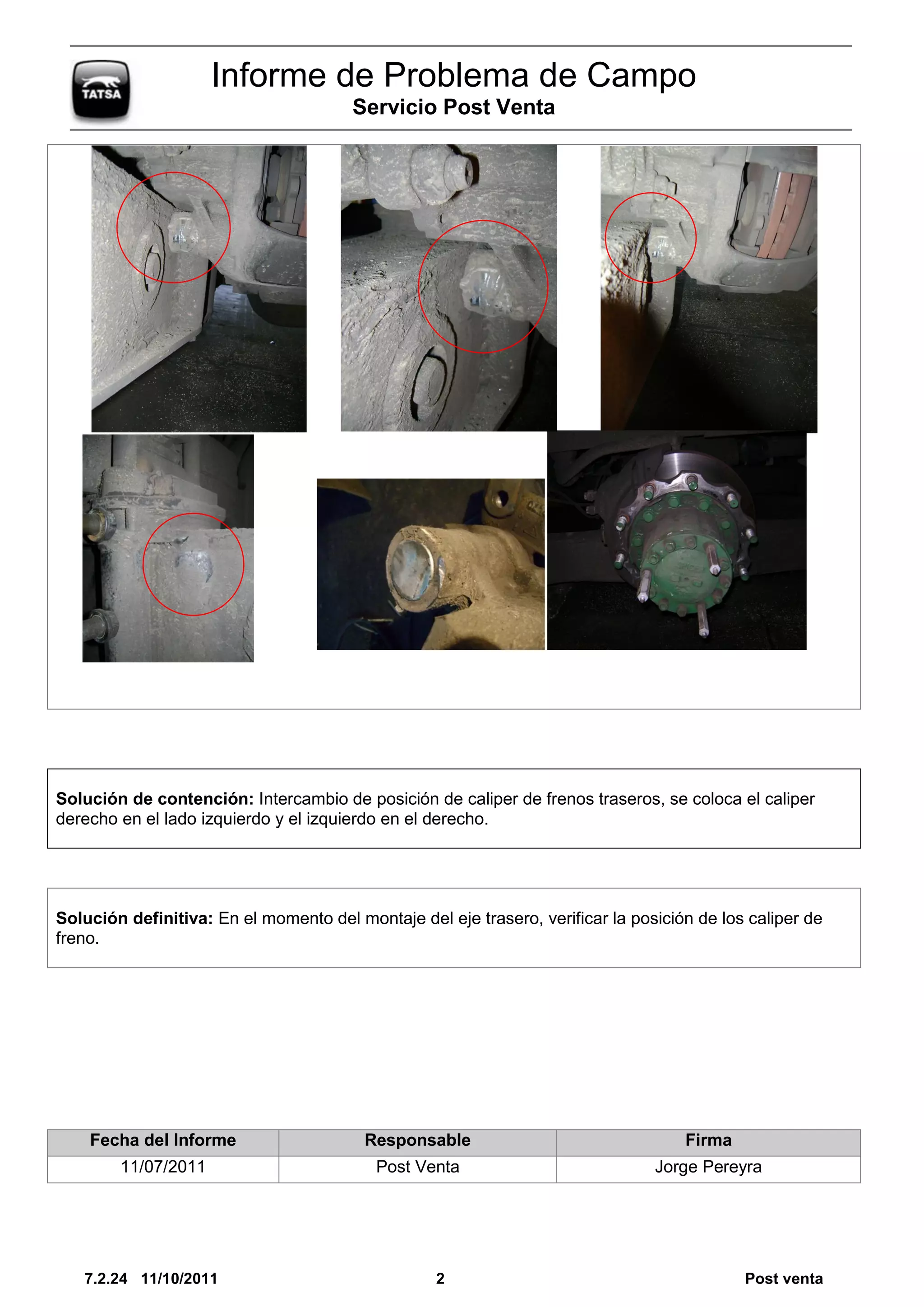 Ipc Caliper De Freno Trasero