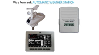 Way Forward: AUTOMATIC WEATHER STATION
 