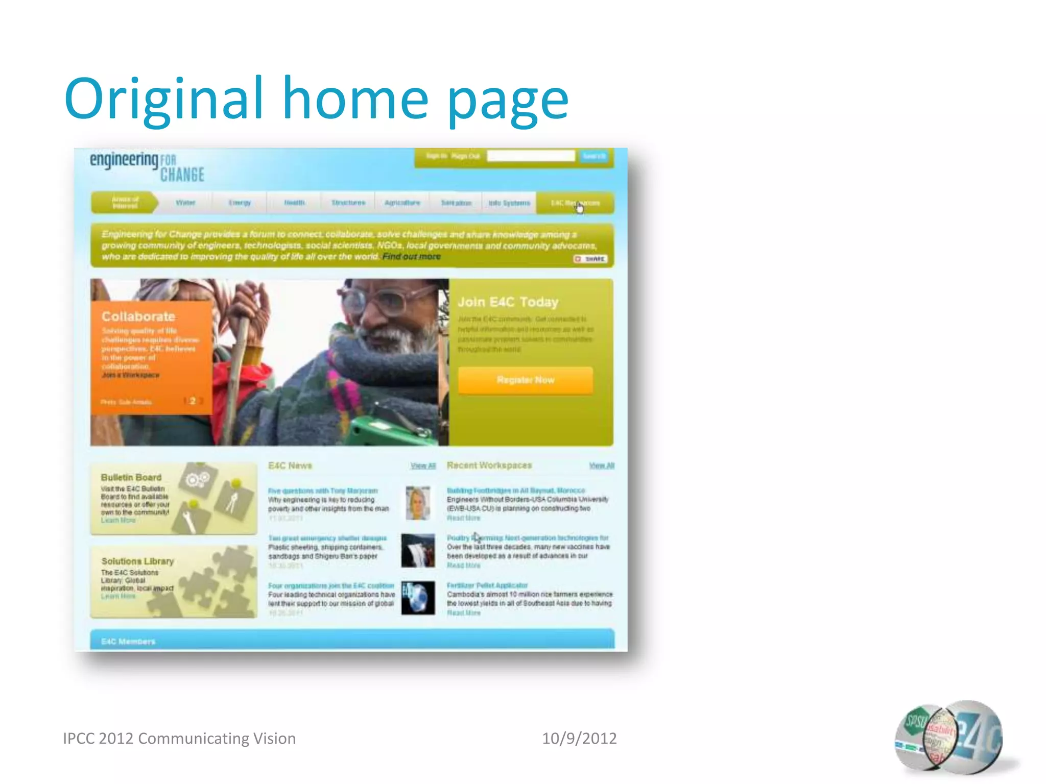 Original home page




IPCC 2012 Communicating Vision   10/9/2012
 