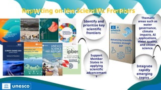 Science Frontier From Insight to Action: Advancing Scientific Frontiers through ...