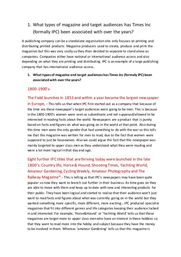 essay on magazine