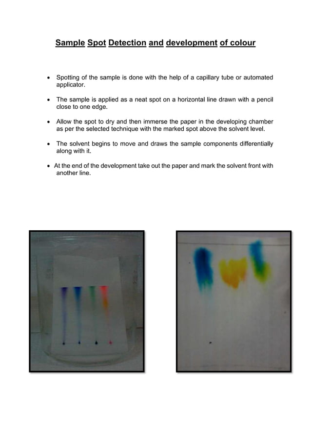 paper chromatography project class 12