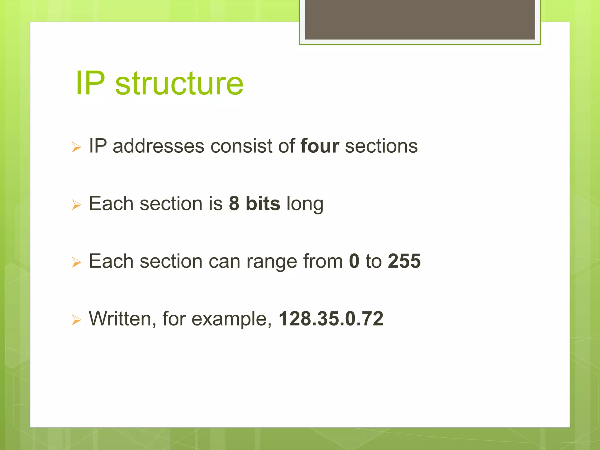 IP classes | PPTX