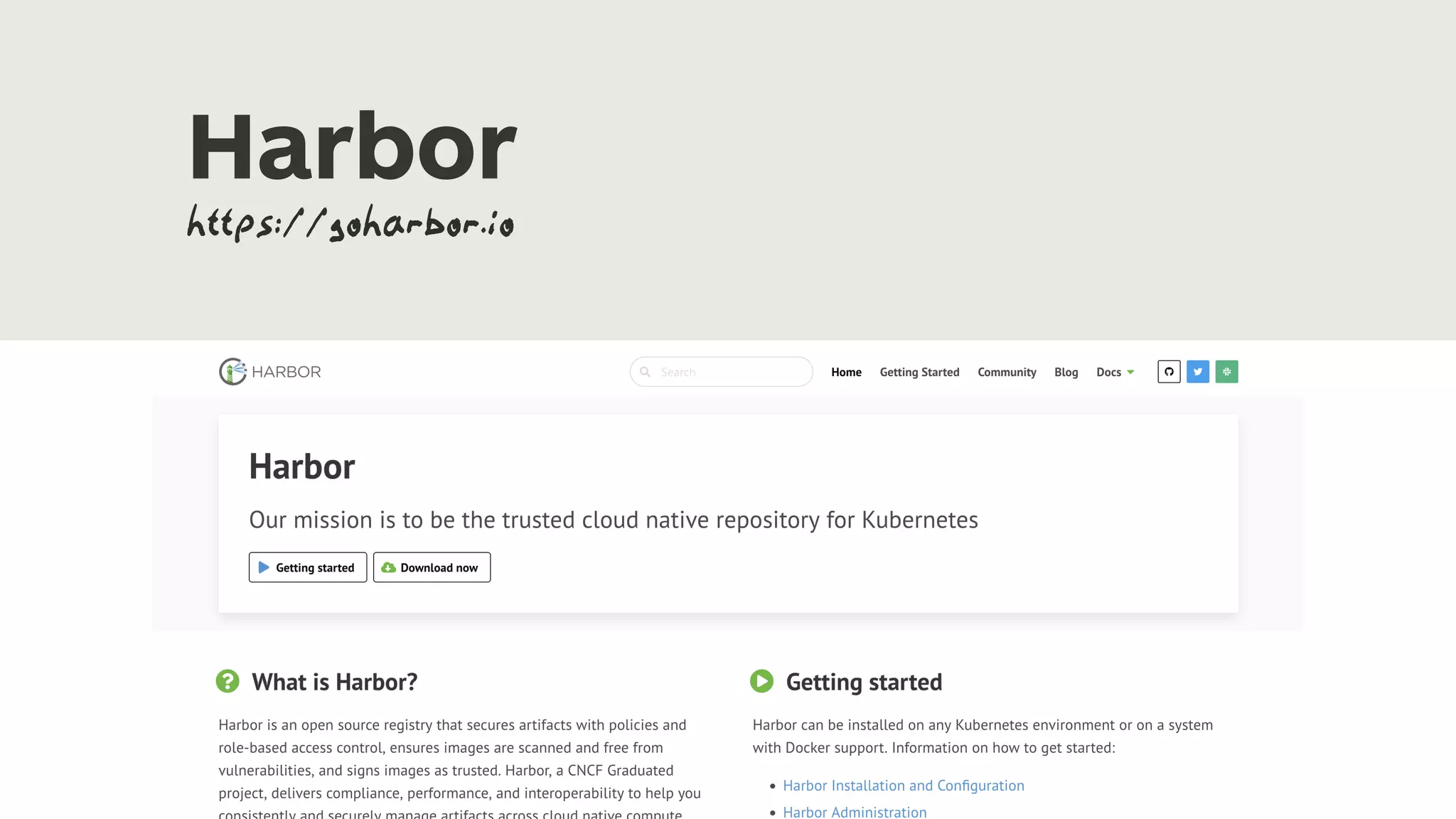 Harbor https://goharbor.io 