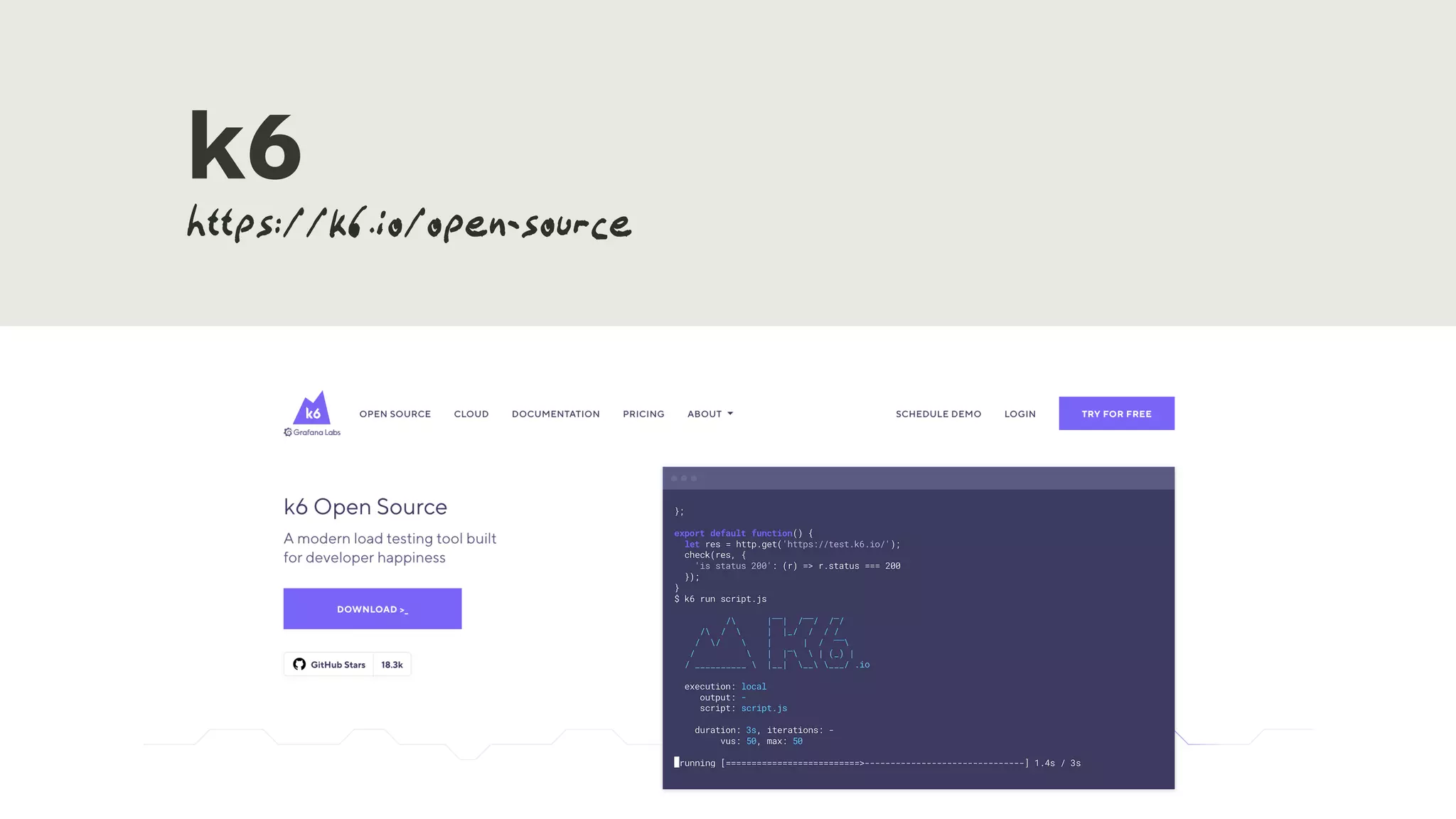 k6 https://k6.io/open-source 