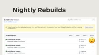 Nightly Rebuilds
😮
 