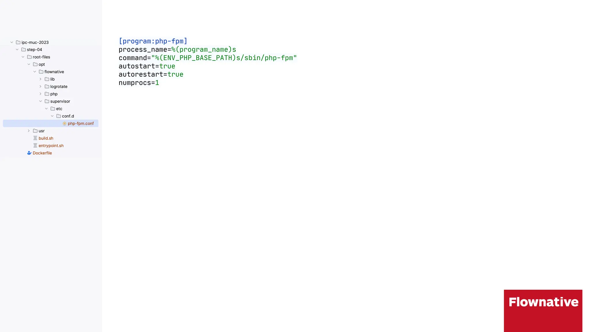 [program:php-fpm]
process_name=%(program_name)s
command="%(ENV_PHP_BASE_PATH)s/sbin/php-fpm"
autostart=true
autorestart=true
numprocs=1
 
