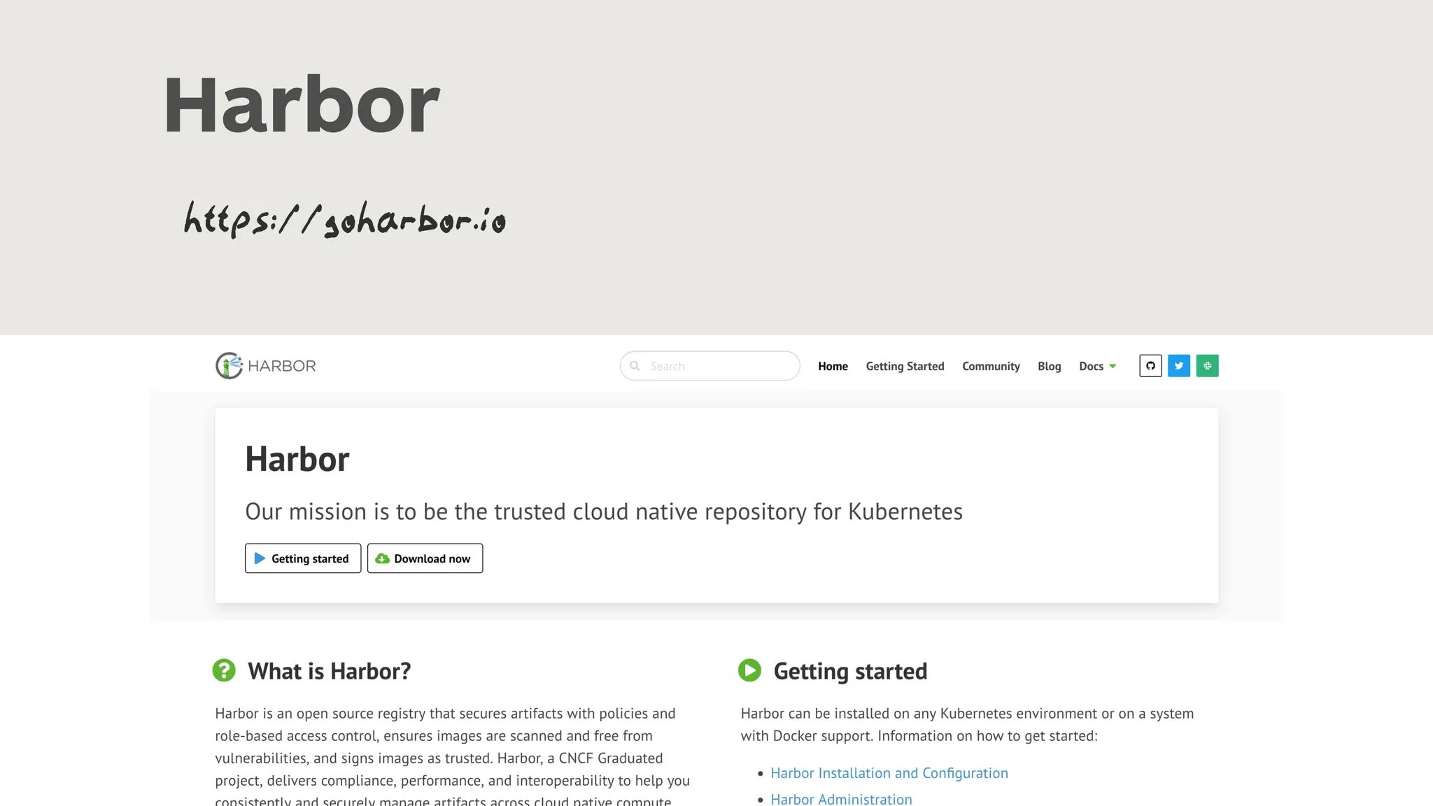 Harbor
https://goharbor.io
 