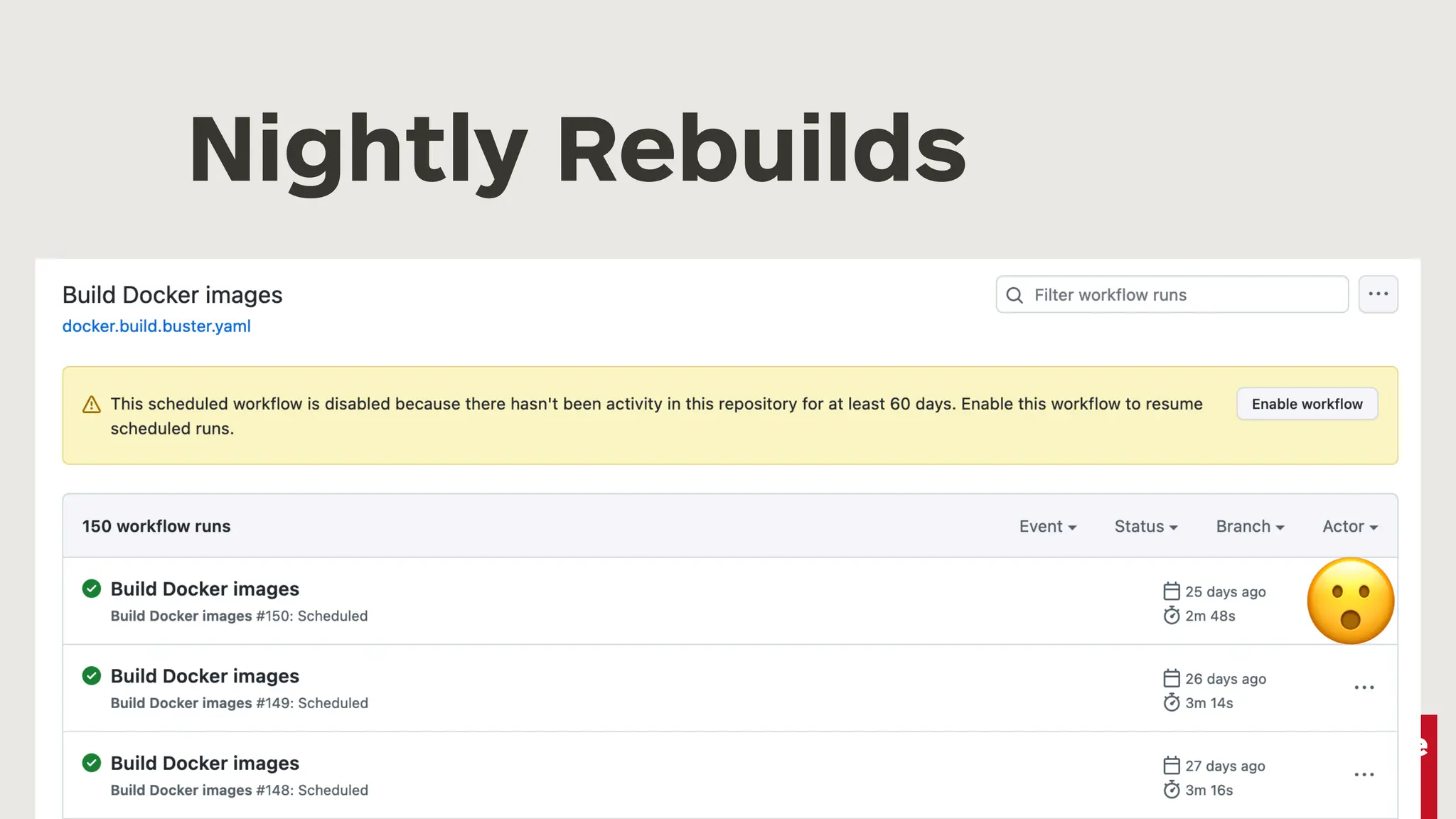 &
Nightly Rebuilds
 