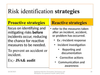 Infection prevention control,and workplace occupational safety | PPTX