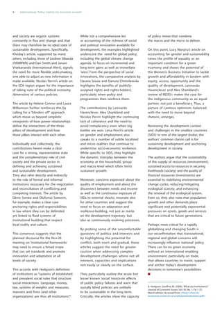 Dimensions of Inclusive Development: Growth, Gender, Poverty and the ...