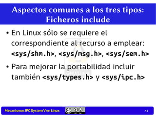 Mecanismos IPC system V en Linux | PDF