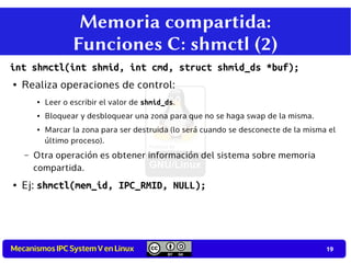 Mecanismos IPC system V en Linux | PDF