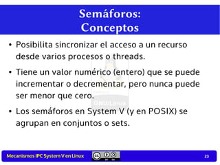 Mecanismos IPC system V en Linux | PDF