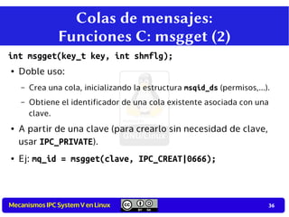 Mecanismos IPC system V en Linux | PDF