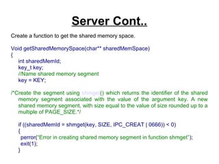 IPC (Inter-Process Communication) with Shared Memory | PPT