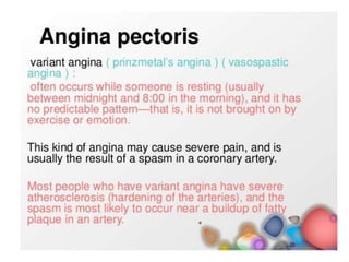angina pectoris