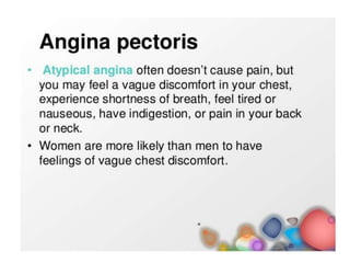 angina pectoris