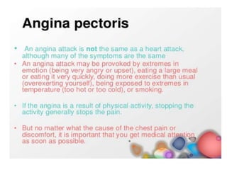angina pectoris