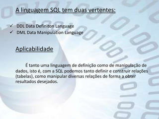 LINGUAGEM SQL