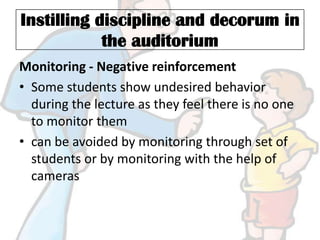 Instill Negative learning intervention techniques | PPTX