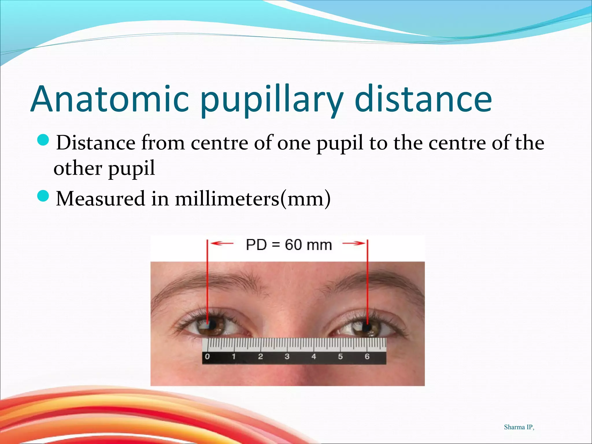 Measuring interpupillary distance