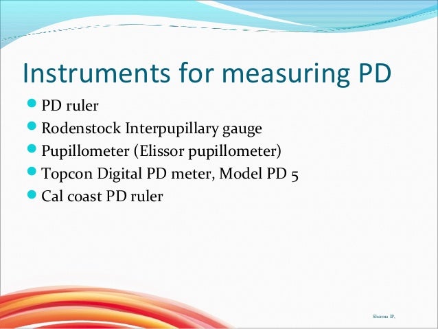 Measuring interpupillary distance