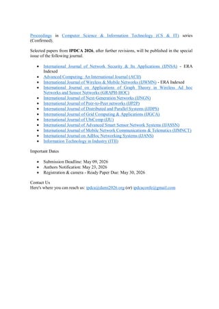 15th International Conference on Parallel, Distributed Computing and ...