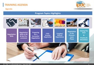 IPDC TRAINING - Negotiation Skills for Procurement and Contract ...