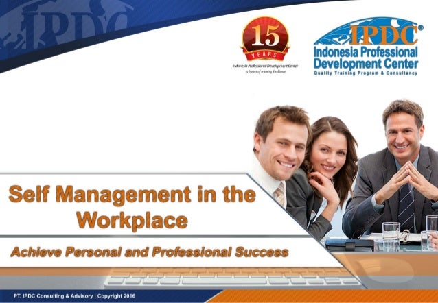 self management skills in the workplace pdf