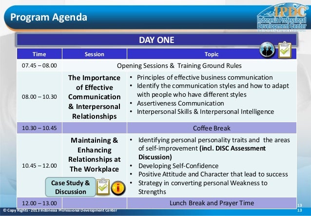 excellent communication and interpersonal skills