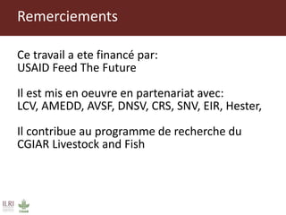 Mise en place des Plateformes d’Innovation de la chaine des valeurs des ruminants domestiques au Mali