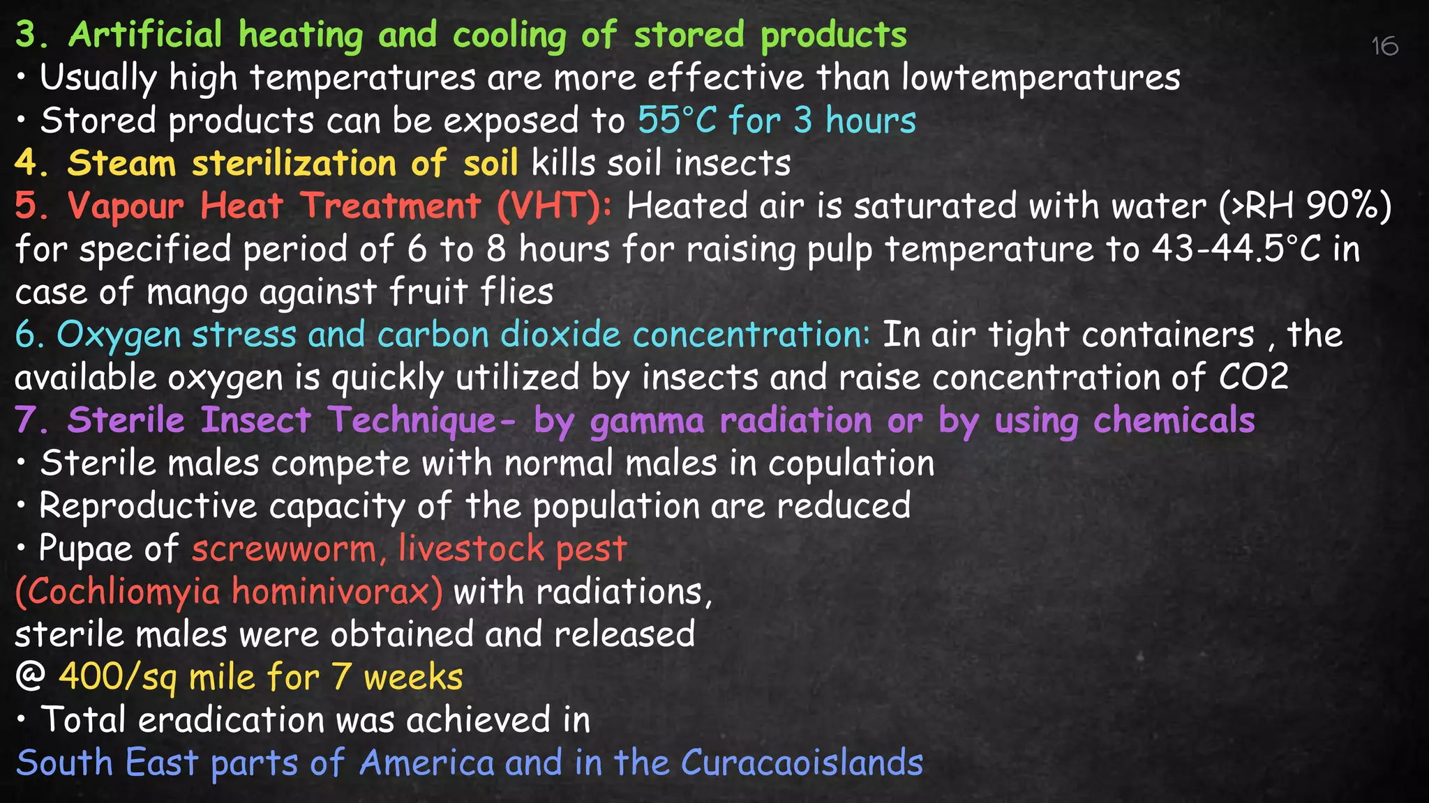 Mechanical, physical and legislative Methods of pest control | PPTX