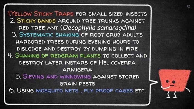 Mechanical, physical and legislative Methods of pest control | PPTX